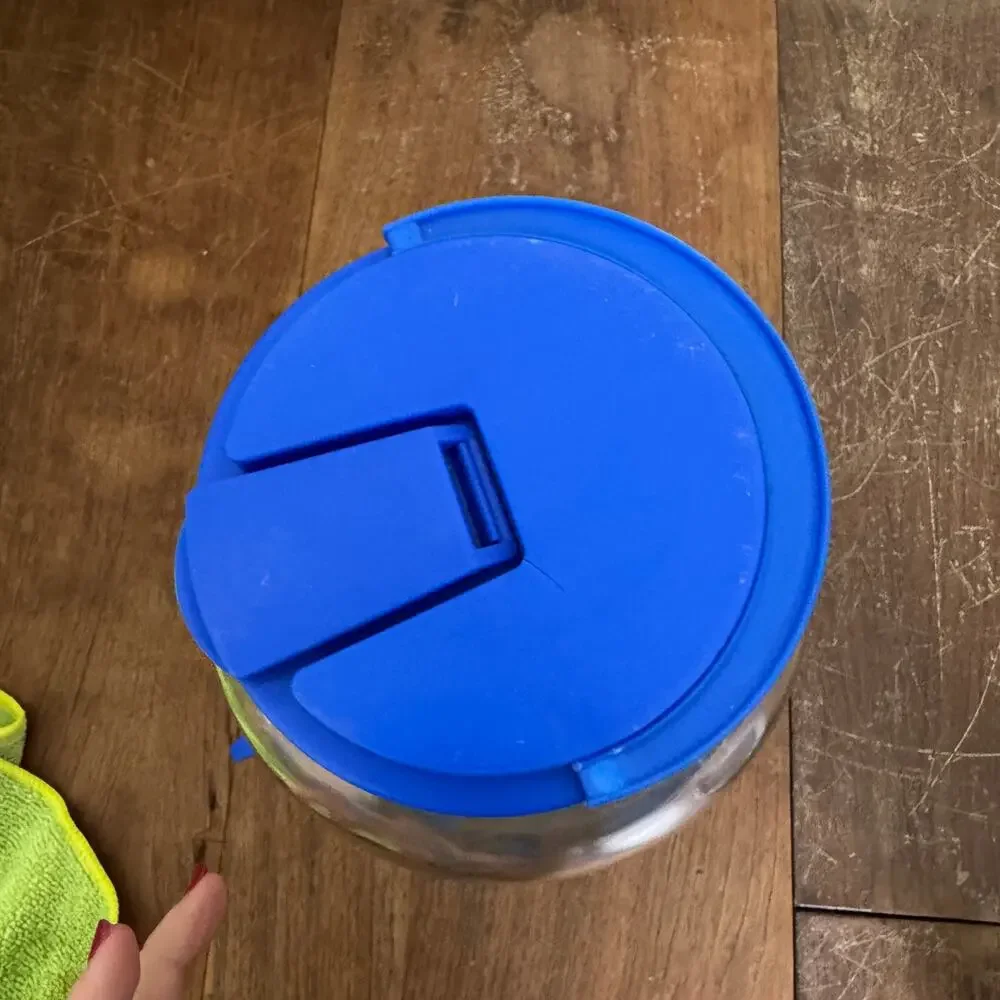 Vintage gallon blue